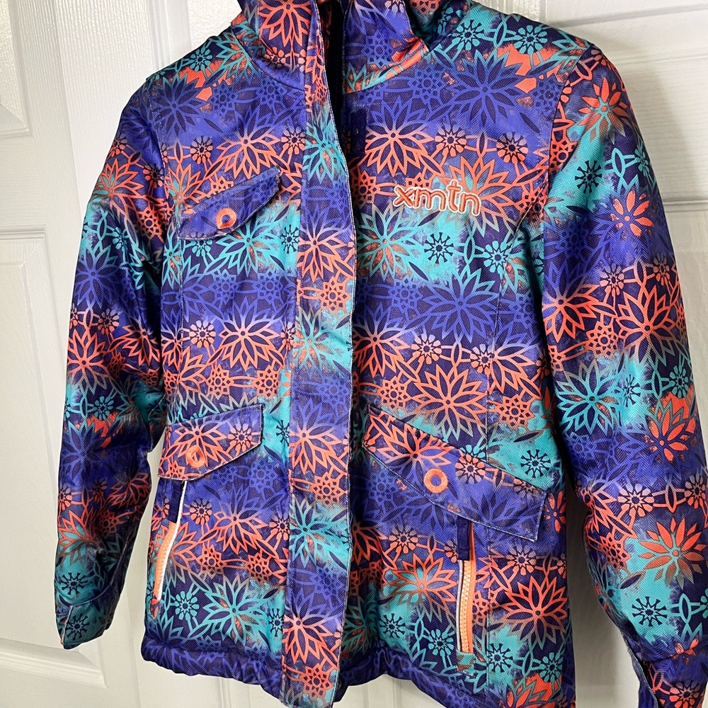 Monster Girls Snowsuit Size 8 Winter Jacket